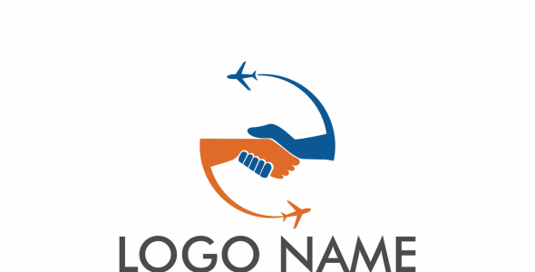 Шаблон логотипа на тему графика