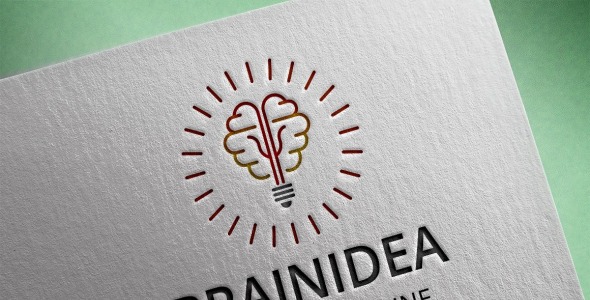 Шаблон логотипа на тему графика