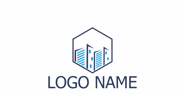 Шаблон логотипа на тему графика