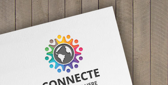 Шаблон логотипа на тему графика