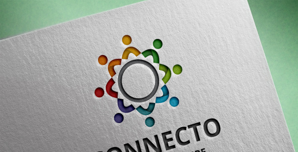 Шаблон логотипа на тему графика