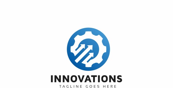 Шаблон логотипа на тему графика