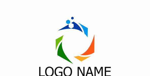 Шаблон логотипа на тему графика