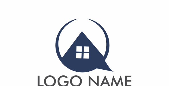 Шаблон логотипа на тему графика