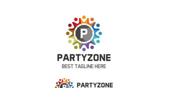 Шаблон логотипа на тему графика