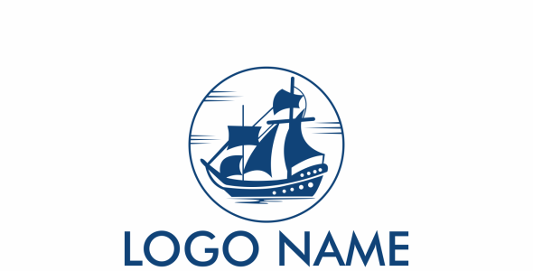 Шаблон логотипа на тему графика