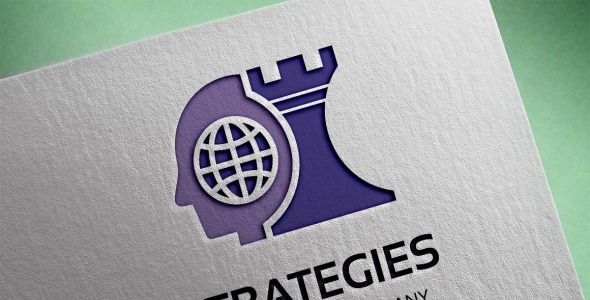 Шаблон логотипа на тему графика