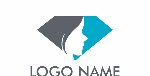 Шаблон логотипа на тему графика