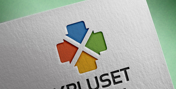 Шаблон логотипа на тему графика