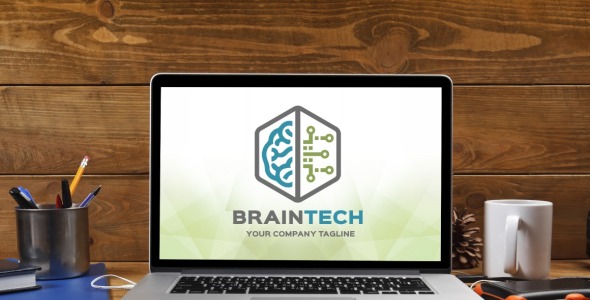 Шаблон логотипа на тему графика