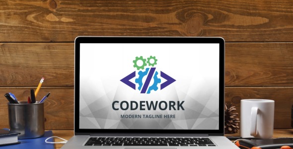 Шаблон логотипа на тему графика