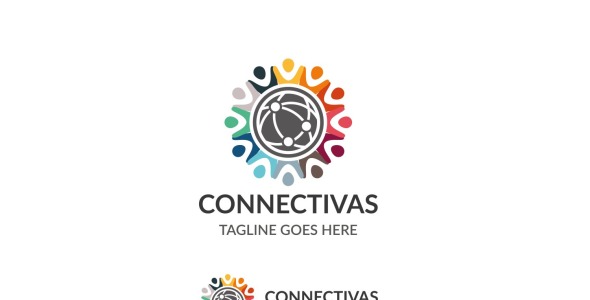 Шаблон логотипа на тему графика