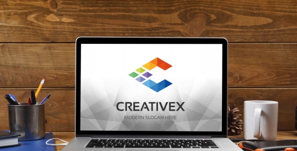 Шаблон логотипа на тему графика