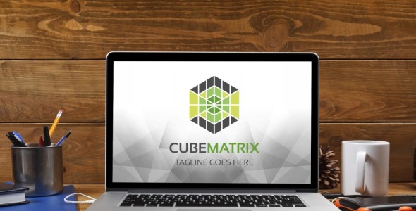 Шаблон логотипа на тему графика