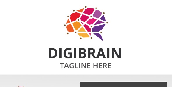 Шаблон логотипа на тему графика