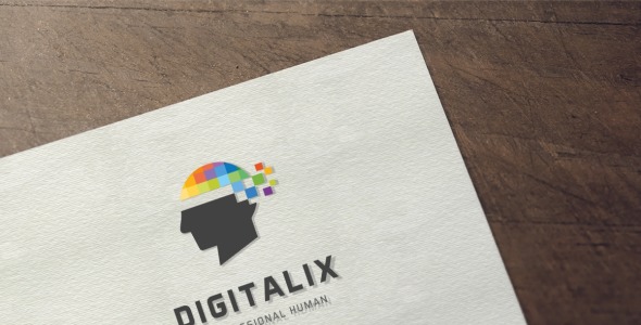 Шаблон логотипа на тему графика