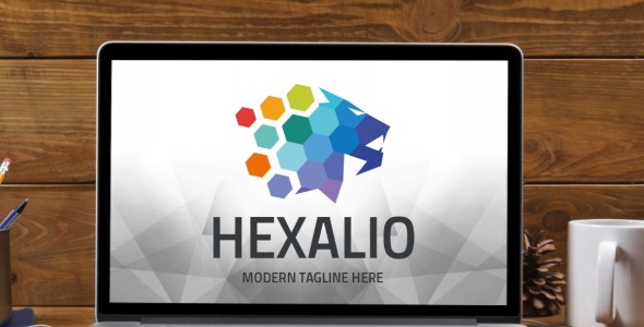 Шаблон логотипа на тему графика