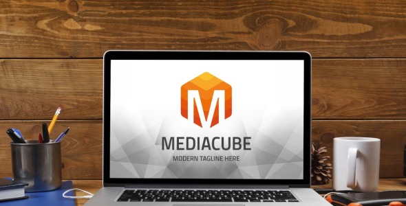 Шаблон логотипа на тему графика