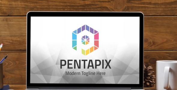 Шаблон логотипа на тему графика