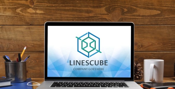 Шаблон логотипа на тему графика