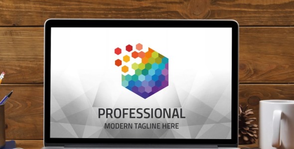 Шаблон логотипа на тему графика