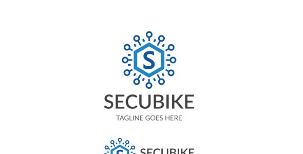 Шаблон логотипа на тему графика