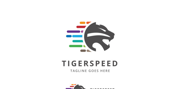 Шаблон логотипа на тему графика