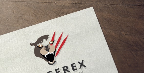 Шаблон логотипа на тему графика