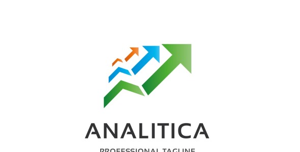 Шаблон логотипа на тему графика