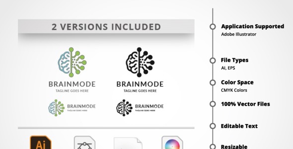 Шаблон логотипа на тему графика