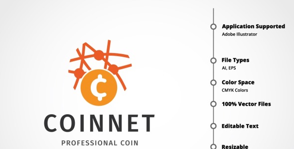 Шаблон логотипа на тему графика