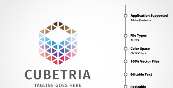 Шаблон логотипа на тему графика