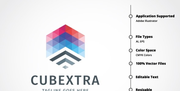 Шаблон логотипа на тему графика