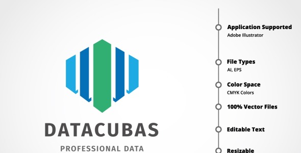 Шаблон логотипа на тему графика