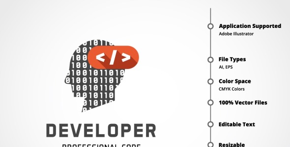 Шаблон логотипа на тему графика