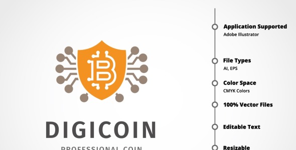 Шаблон логотипа на тему графика