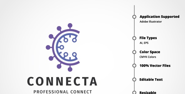 Шаблон логотипа на тему графика