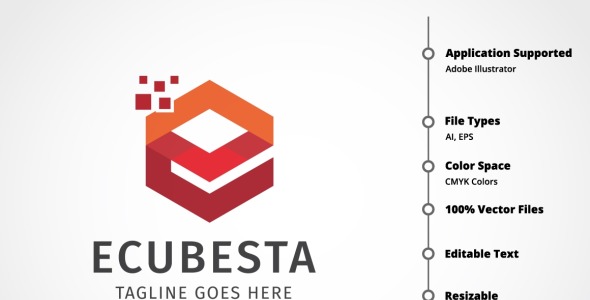 Шаблон логотипа на тему графика