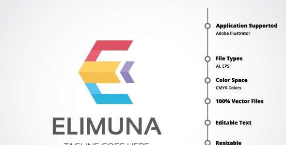 Шаблон логотипа на тему графика