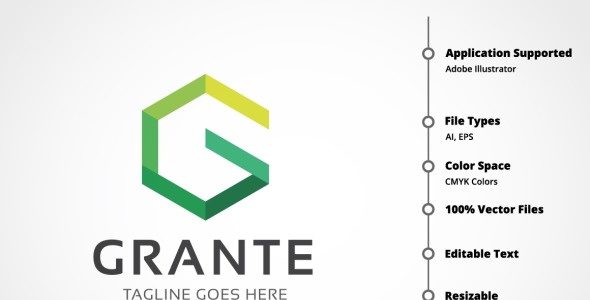 Шаблон логотипа на тему графика