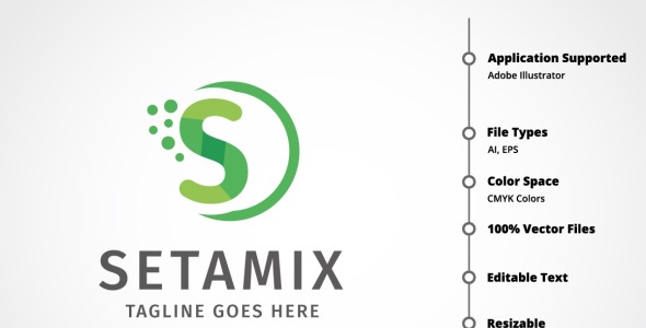 Шаблон логотипа на тему графика