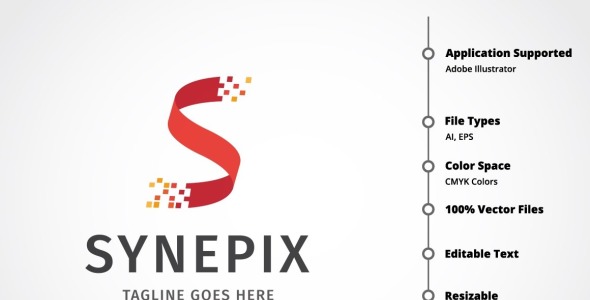 Шаблон логотипа на тему графика