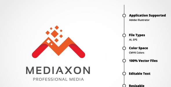 Шаблон логотипа на тему графика