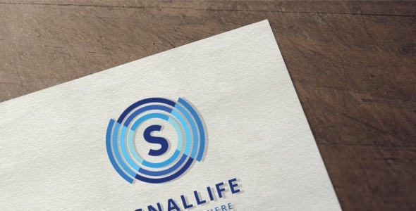 Шаблон логотипа на тему графика