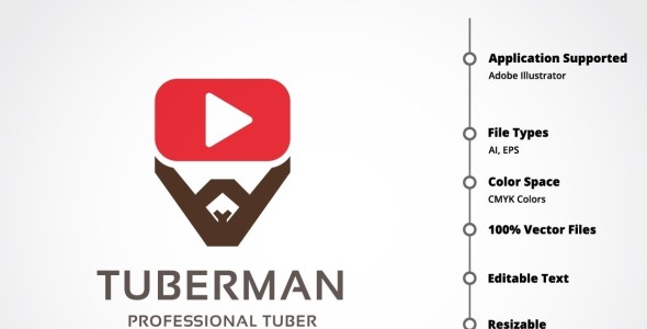 Шаблон логотипа на тему графика