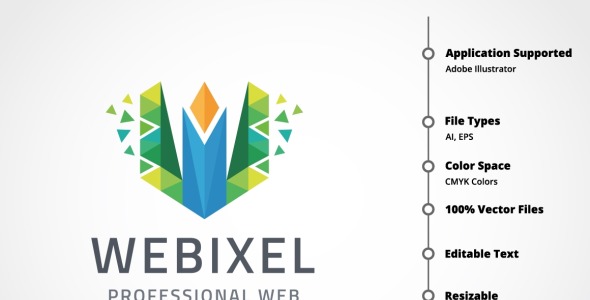 Шаблон логотипа на тему графика