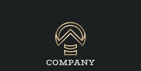 Шаблон логотипа на тему графика