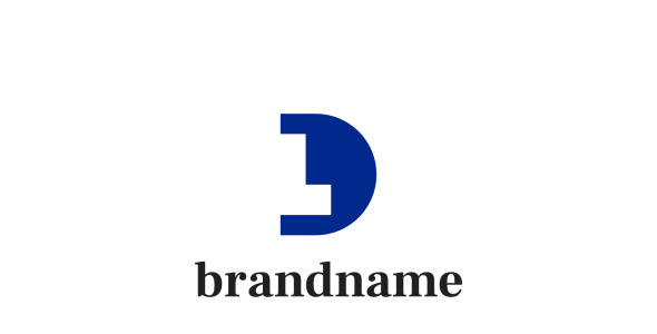 Шаблон логотипа на тему графика