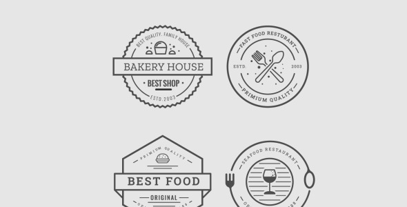 Шаблон логотипа на тему графика