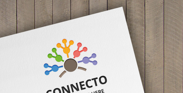 Шаблон логотипа на тему графика